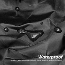 Fodere per mobili da giardino impermeabili, fodere per mobili da giardino impermeabili, fodere per mobili per riporre, impermeabili resistenti durevoli, anti-UV, anti-sbiadimento, set di mobili i