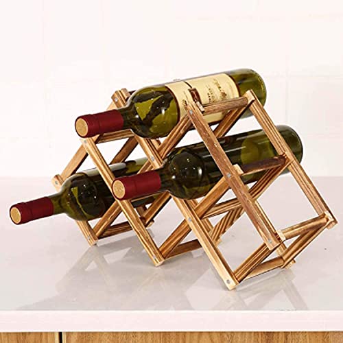 Supporto per vino, Coltivabili per vino in legno Portabicchieri Bottiglia PORTA PISTA PORTA SCATOLE IN PIACCHIO IN LEGNO ORGANIZZATORE Retro Display Armadio per la decorazione della cucina domestica