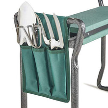 Lovela Ginocchiera da Giardino 2in1 con Maniglie e Panca Imbottita in Schiuma Borsa for Attrezzi Inclusa