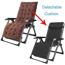 SHUAIIJUAN Sedia per il tempo libero domestico Outdoor Garden Sdraio Heavy Duty Gravità Zero Lounge Chair regolabile pieghevole Poltrona reclinabile for Beach Patio Deck Camping Pool Side Max.200kg