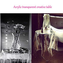 JHBW Tavolino Acrilico Ghost, Idea, Soggiorno, Tavolo Decorativo Balcone, Trasparente