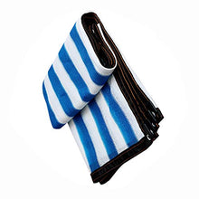PENGDDP Rete ombreggiante Rete ombreggiante Rete di Protezione Solare Parasole Buon effettoTessuto Ombra Alto Tasso di ombreggiatura (Strisce Blu e Bianche 4x5m)-Blu 4x5m