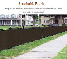 Rete ombreggiante Panno per Schermo Crittografato per Parabrezza della Piattaforma del Balcone, Grado Commerciale Tarp in Rete con Occhielli, 80% Sunblock, Marrone (Size : 1.8×4m)