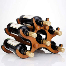 LHQ-HQ 6 Bottiglie Wine Rack, controsoffitto Free-Supporto del banco di stoccaggio del Vino, del risparmiatore dello Spazio di Protezione for Rossi Vini Bianchi