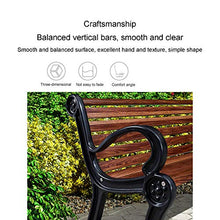 household products Panchine da Esterno, panchine in Legno plastica Fibra di Carbonio con schienali, panchine Portico mobili da Esterno, Possono ospitare 2-3 Persone