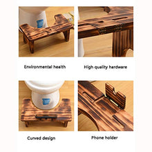 Sgabello Per Servizi Igienici Struttura In Legno Massello Step Sgabello Sgabello Da Bagno Per Uso Domestico Sgabello Antiscivolo Bagno Squat Aiuto Squat Può Alleviare La Stitichezza 40x21x17cm