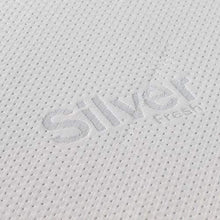 Topper memory foam 160x190 correttore materasso letto matrimoniale alto 5 cm sfoderabile con cinghie elastiche e fodera Silver Fresh, materassino letto futon anatomico antiacaro