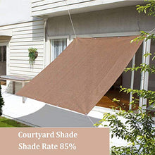 Rete ombreggiante Schermo per La Privacy della Terrazza del Balcone con Gommini, Marrone Telo Parasole per Giardino/Pianta/Serra, Crittografia per Servizio Pesante (Size : 4×6m)