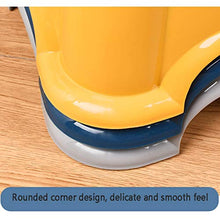 Sgabello di plastica Sgabello a sgabello antiscivolo addensato Sgabello da bagno Sgabello da bagno Sgabello da bagno 22.5x26.5x20.5cm, 24x29x25cm, 27x32x28.5cm ( Color : Yellow , Size : Small )