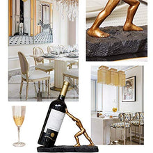 Statue Decorative Regalo per Bar Cucina Decorazioni da tavola per Matrimoni, Mitologia Greca Ercole Portabottiglie Sculture in Resina dipinte a Mano, Portabottiglie di Vino Creativo A