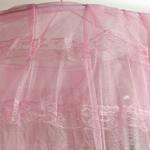 UYG - Tenda a baldacchino rotondo in pizzo, 60 x 250 x 850 cm, bianco, 1.5m (5 feet) bed