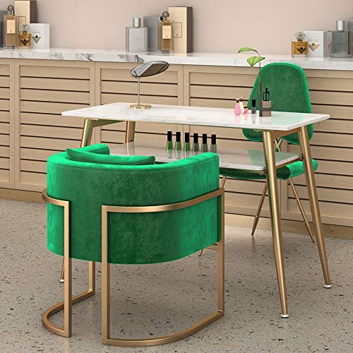 Tavolo da toeletta 2-Tier Semplice Moderna Ferro Vanity Table Trucco for Le Ragazze di Montaggio Facile per Regalo Donna Ragazza Bambini (Color : White, Size : 120x45x80CM)
