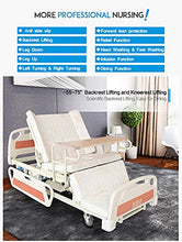 FC-Bed Letto ICU dell'ospedale Elettrico con materassino Infermieristico Premium - per Uso Domestico per Uso Domestico e strutture mediche - Easy Transport Rower