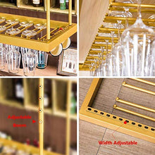 Yxsd Wine lovers mobili da bar e soffitto montato appeso Stemware vino rack rack in metallo vino bicchiere organizzatore rack porta calice vino argento bar sala da pranzo mobili