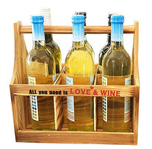 hLine - Cassetta per vino in legno, 6 bottiglie