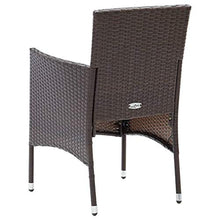 Festnight 2pz Poltroncine da Giardino Sedie da Pranzo per Giardino in Polyrattan Sedie da Esterno Marrone