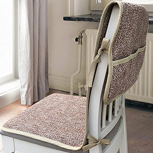 XHNXHN Set di Cuscini per sedili Lunghi e Profondi, griglia Cuscini per sedie Monopezzo Cuscini per sedie per Tavolo da Pranzo congiunti Cuscini per sedie per Interni per Esterni Decorazioni per la