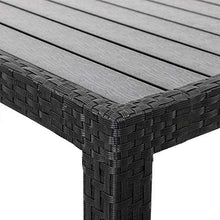 Deuba Tavolo e sedie da Giardino Rattan Cuscini 8 sedie impilabili Set mobili Esterno Giardino Balcone terrazzo Patio