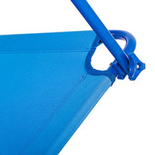 Home Kraft Bali Roof Sedia a sdraio da giardino lettino sdraio pieghevole con tetto blu