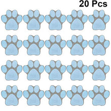 Cabilock 20Pcs Adesivo Impronta Cane Adesivo Bagno Antiscivolo Impronta Cane Pasticche Vasca da Bagno Decalcomanie per Vasca da Bagno
