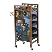 MEI XU Carrelli Di Stoccaggio Cremagliera - Carrello del carrello del carrello del salone di bellezza Carrello del carrello del carrello a più strati del negozio di barbiere del salone di bellezza Car