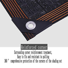 Shade net Rete per Ombrellone da Esterno Nera, Tasso di Ombreggiatura al 95%, Orlatura E Design Ad Angolo, Finestra, Tetto, Rete per Isolamento Termico Esterno del Cortile