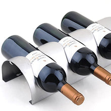 BESTonZON in Acciaio Inox a Parete Vino Rack Ferro portabottiglie Vino Display Rack Accessorio per la casa