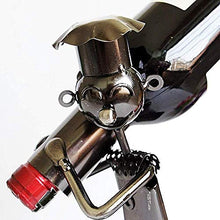 LHQ-HQ Iron & Wine cremagliera rette scaffali vino da collezione capelli ornamenti cremagliere del vino del ferro scultura Wine Bottle Holder Holder Tappo del vino contenitore decorazione domestica de