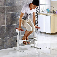 GYCS Corrimano per WC in Lega di Alluminio per Bagno, Adatto a Persone con Mobilità ridotta Accessibilità Bracciolo per WC, Telaio ausiliario per WC Antiscivolo di Sicurezza