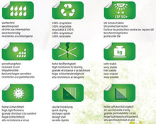 Sun Garden Copertura di Ricambio per Ombrellone in Polipropilene N.E.W Facile da 350 Cm, B055 Grigio