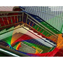 JFFFFWI Reti da Giardino Viola per Interni Balcone Rete Protettiva Costruzione Rete di Sicurezza Scale per Bambini Rete Protettiva Rete in Nylon Corda Rete per Senna per Allevamento di ANI