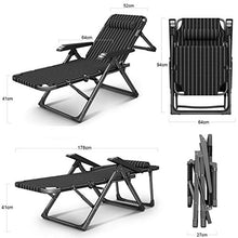 SHUAIIJUAN Sedia per il tempo libero domestico Patio Lounge Recliners pasti sedie reclinabili pieghevoli for sedie for esterni Beach Camping Sdraio reclinabili con 5 posizioni regolabili Adagiarsi, Ca