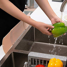 YARNOW Lavello Anti Guardia Sucker Impermeabile Bordo di Acqua per La Cucina Bagno Piatto di Casa Lavelli Piano di Protezione