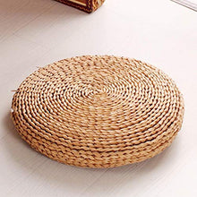 Rattan Cerimonia del tè Culto Buddha Pad Meditazione Ispessimento Pupa Seduta Futon Cuscino Tatami Yoga Mat-Erba di Pampa_40x40cm