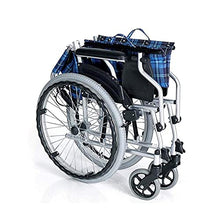 Carrozzine Semoventi, Transit Portatile da Viaggio Pieghevole Portatile, Lega di Alluminio Monopattino per Disabili Trolley per Disabili Trasporto per Anziani/Disabili Trolley per Scooter A