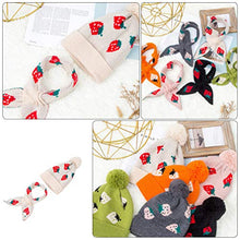 SOIMISS 1 Set Autunno Inverno Bambini Cappello Caldo Sciarpa Set Adorabile Berretto Caldo Fazzoletto da Collo