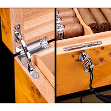Cigar Box, Cigar Humidor Legno di Cedro Cigar Box Cigar Box Collection Idratante Box Grande capacità 4 Opzionale Alta qualità (Size : A)