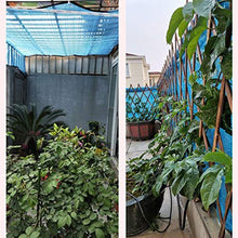 HLMBQ Rete Ombreggiante Telo Ombra Azzurro 2x1m,Frangisole Frangivista Resistente ai Raggi UV Tessuto Telone Ombreggiante Giardino recinzioni coperture