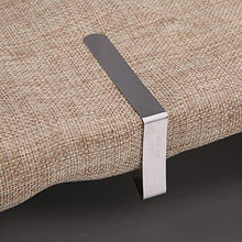 Clip per tovaglia antivento argento, clip per tovaglia antivento, 4 pezzi per la casa