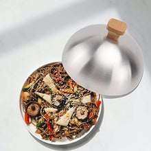 UPKOCH In Acciaio Inox di Cottura A Vapore Pentola Coperchio Coperchio Anti Schizzi di Olio Bistecca Heese di Fusione Cupola Bistecca Copertura per Kicthen Piastra Feste di Cottura 20