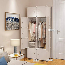 Locker 2-Hanging Affitto Casa Armadio Armadio Rimovibili di Plastica Divide-Grid Scaffali Abbigliamento Camera Dormitorio MUMUJIN (Size : 75X47X183CM)