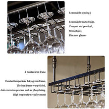 JHGJBJ Supporto Bicchiere da Vino, Vino Pendente di Vetro Creativo può Hang 24 Coppe, Coppe Gancio Decorazioni for La Casa E Il Kitchen Bar