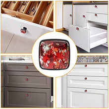 Acero d'autunno 4 PCS Pomelli per Porta, Pomolo per Mobile, Pomelli per Mobili con Viti, Maniglia per Armadietto, Pomelli per Porta, Pomelli per Cassetti per Porta, Armadio, Cassetto e Credenza