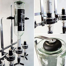 WHYYXA Portabottiglie da Parete a 4 Bottiglie, Porta Dispenser per liquore in Acciaio Inossidabile, portabottiglie per maggiordomo da Bar, per Bar da casa,30ml
