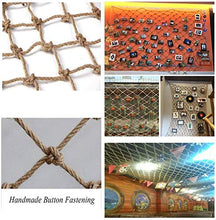 Protective net decoration / Multifunzionale Tessuti a mano corda della canapa di griglia Decorazione parete netto UI Balcone Scale Ringhiera recinzione di sicurezza di costruzione di isolamento corda