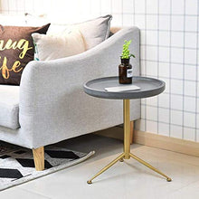 HXF- Arte del Ferro Tavolino, Piano Multifunzione Creativo Tea Table Divano Laterale Soggiorno Ristorante Lato Rotonda Decorazione Alt Tavola 39.5 * 46cm, 49 * 56CM Durevole (Size : 49 * 56cm)