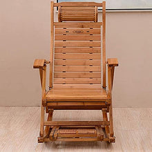 Reclinabili Bamboo Sedia a Dondolo Bambino Sedia Pieghevole per Adulti Casa Poltrona Sedia Cool Sedie Fretta Sedia anziana Pranzo Pranzo Pranzo Sedia