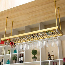 Yxsd Wine lovers mobili da bar e soffitto montato appeso Stemware vino rack rack in metallo vino bicchiere organizzatore rack porta calice vino argento bar sala da pranzo mobili