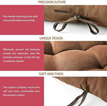 HYLX Cuscino Sedile, Cuscino Sedia, Cuscino Sgabello Rotondo, Cuscino Sedia Floreale Antiscivolo in Cotone Spesso, per Giardino, terrazza Esterna