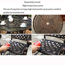 Tavolo e sedia da balcone in alluminio pressofuso set tavolo e sedia da esterno, sedia in ferro per il tempo libero, tavolino da caffè combinato set di mobili da giardino,tavolo e sedia da bistrot s